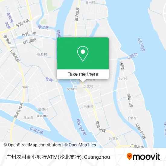 广州农村商业银行ATM(沙北支行) map