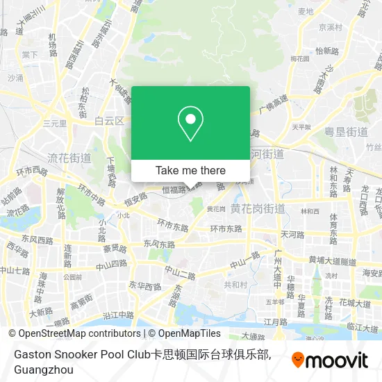 Gaston Snooker Pool Club卡思顿国际台球俱乐部 map