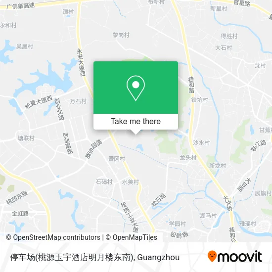 停车场(桃源玉宇酒店明月楼东南) map