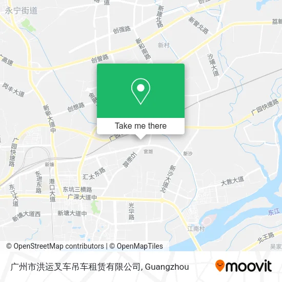 广州市洪运叉车吊车租赁有限公司 map