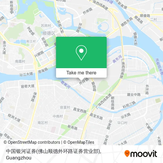 中国银河证券(佛山顺德外环路证券营业部) map