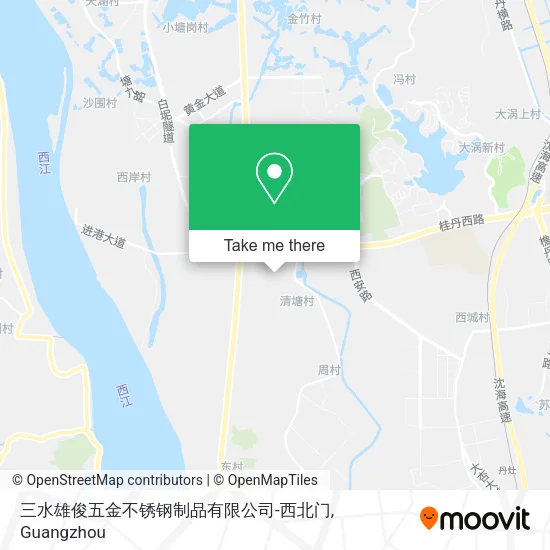 三水雄俊五金不锈钢制品有限公司-西北门 map