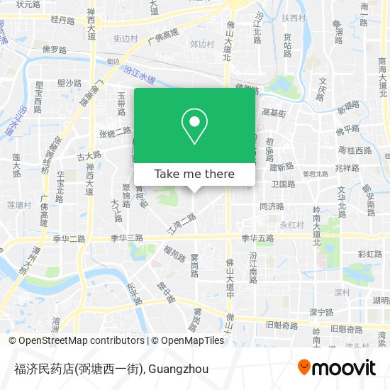 福济民药店(弼塘西一街) map