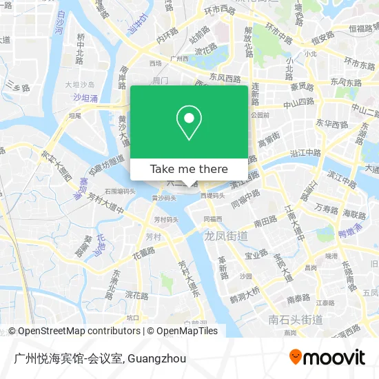 广州悦海宾馆-会议室 map