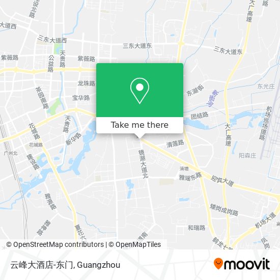 云峰大酒店-东门 map