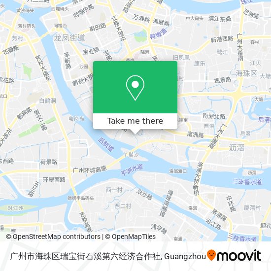 广州市海珠区瑞宝街石溪第六经济合作社 map