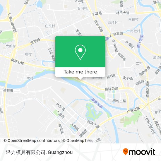 轻力模具有限公司 map