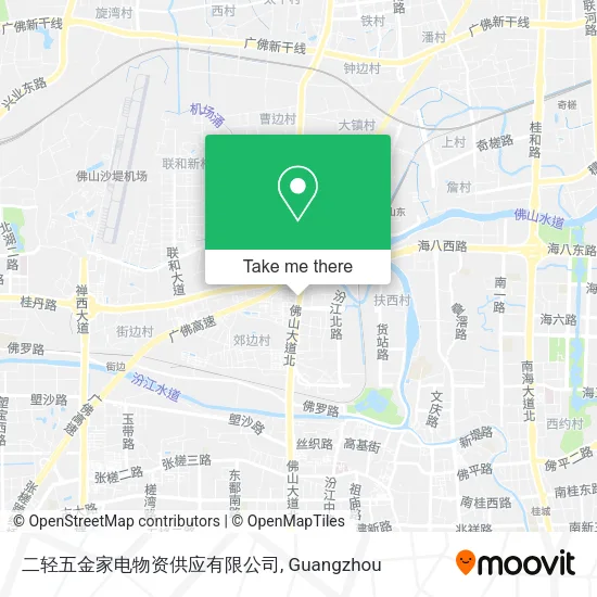 二轻五金家电物资供应有限公司 map