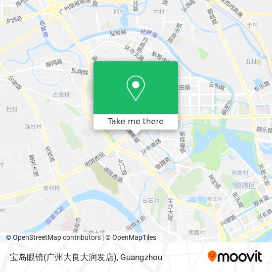 宝岛眼镜(广州大良大润发店) map