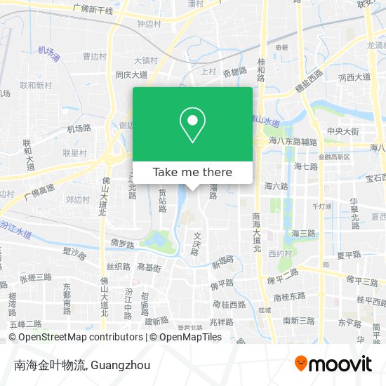 南海金叶物流 map