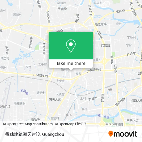 番穗建筑湘天建设 map