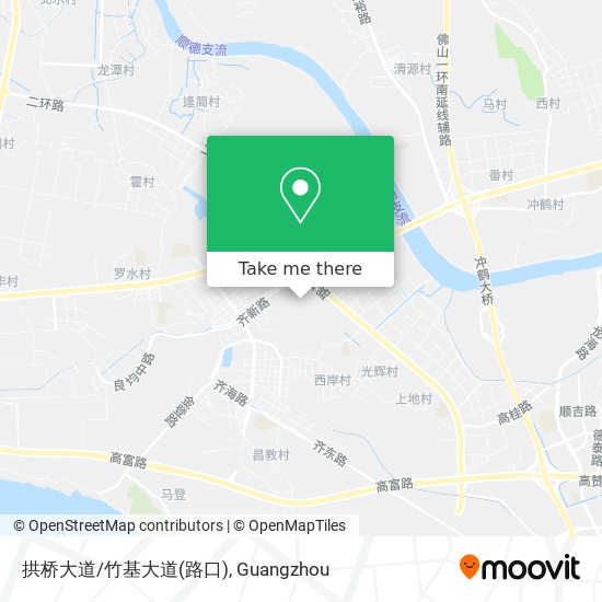 拱桥大道/竹基大道(路口) map