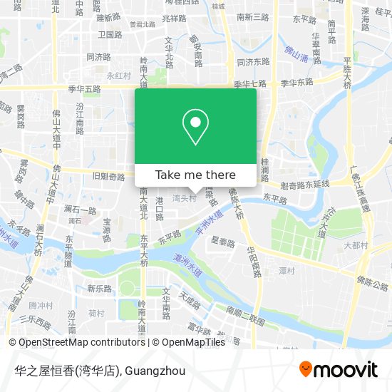 华之屋恒香(湾华店) map