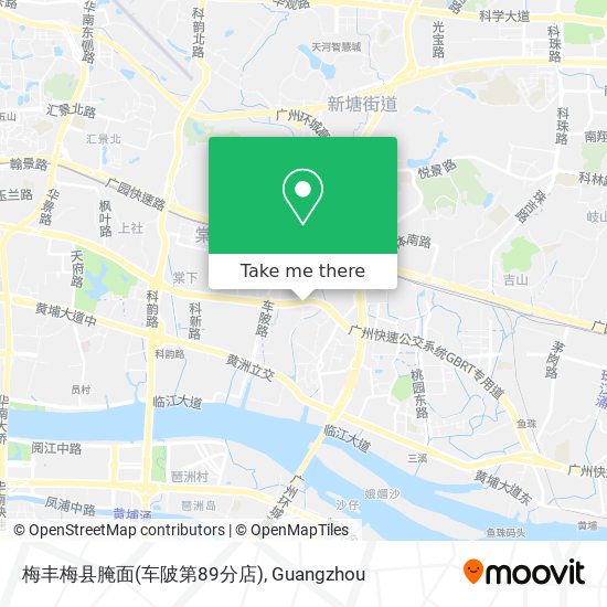 梅丰梅县腌面(车陂第89分店) map
