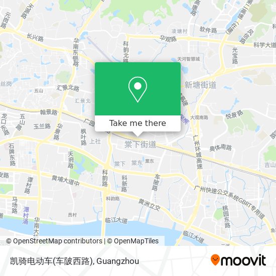 凯骑电动车(车陂西路) map