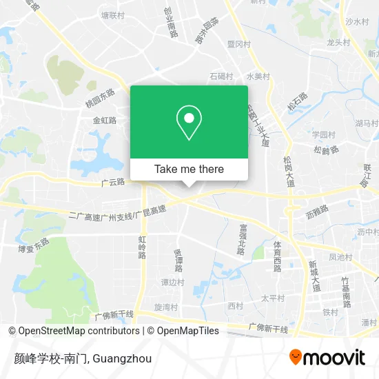 颜峰学校-南门 map