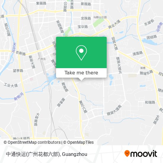 中通快运(广州花都六部) map