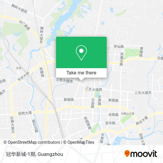 冠华新城-1期 map