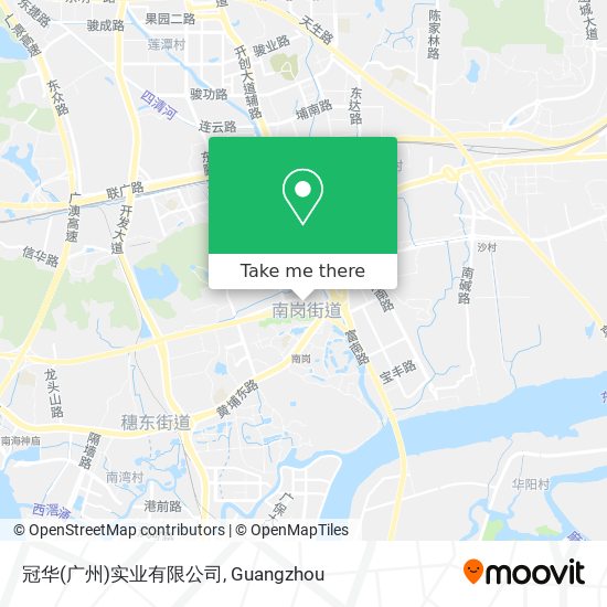 冠华(广州)实业有限公司 map