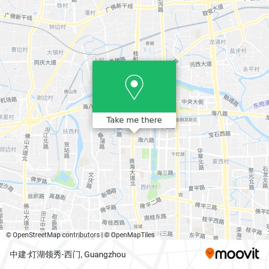 中建·灯湖领秀-西门 map