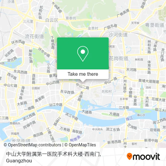 中山大学附属第一医院手术科大楼-西南门 map