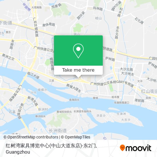 红树湾家具博览中心(中山大道东店)-东2门 map