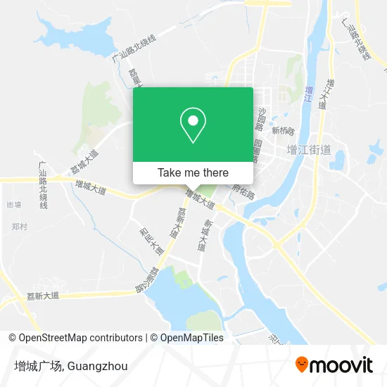 增城广场 map