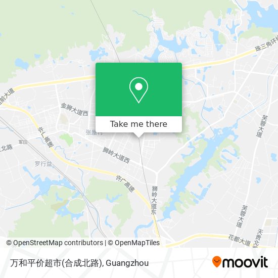 万和平价超市(合成北路) map