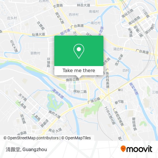 清颜堂 map