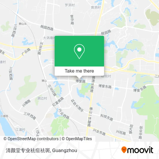 清颜堂专业祛痘祛斑 map