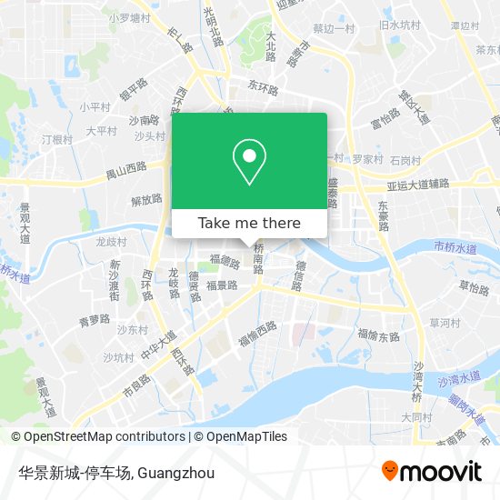 华景新城-停车场 map