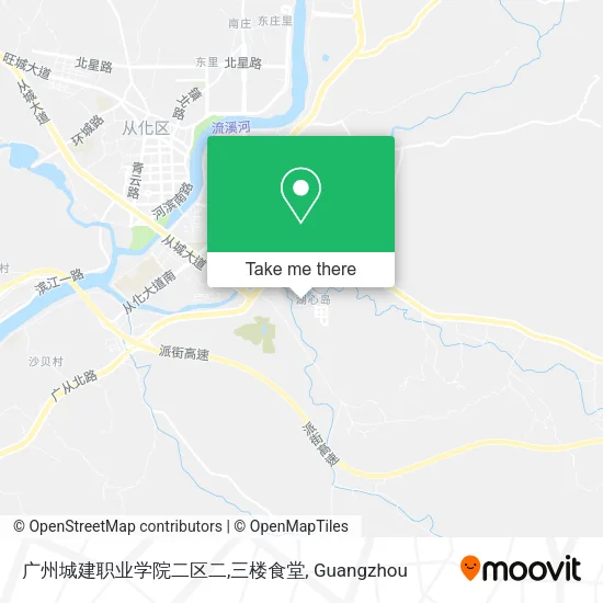 广州城建职业学院二区二,三楼食堂 map