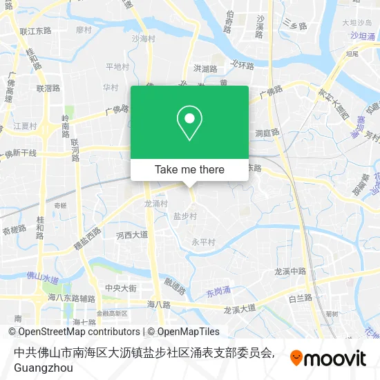 中共佛山市南海区大沥镇盐步社区涌表支部委员会 map