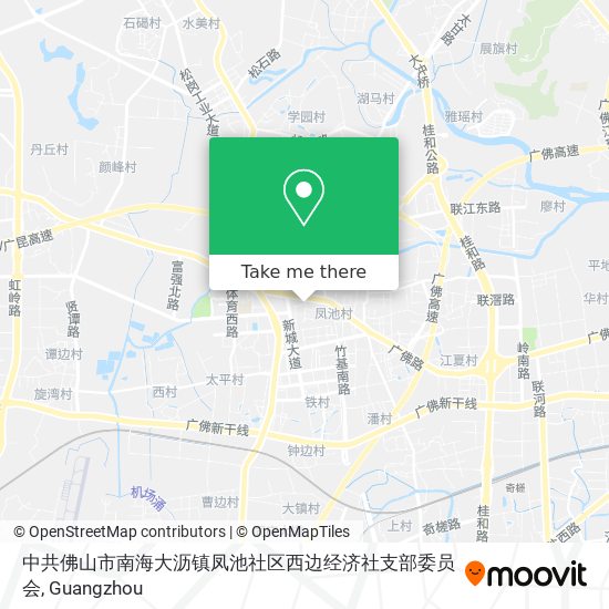 中共佛山市南海大沥镇凤池社区西边经济社支部委员会 map