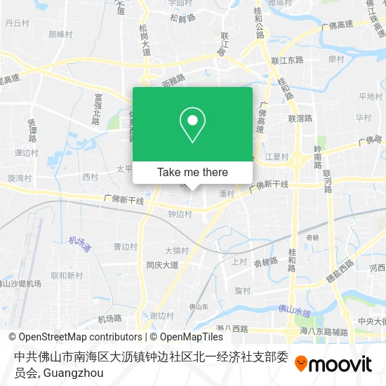 中共佛山市南海区大沥镇钟边社区北一经济社支部委员会 map