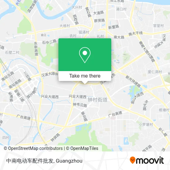 中南电动车配件批发 map