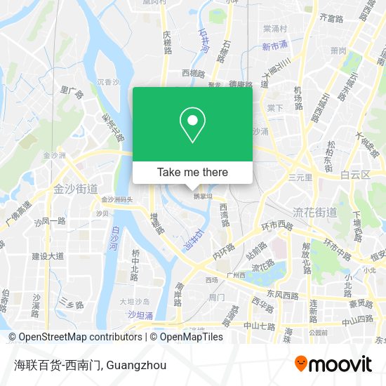 海联百货-西南门 map