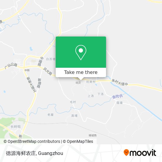 德源海鲜农庄 map