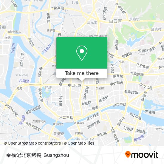 余福记北京烤鸭 map