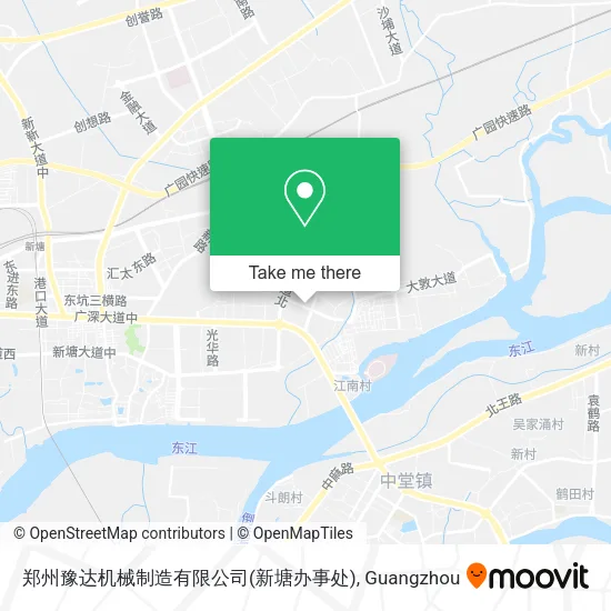 郑州豫达机械制造有限公司(新塘办事处) map