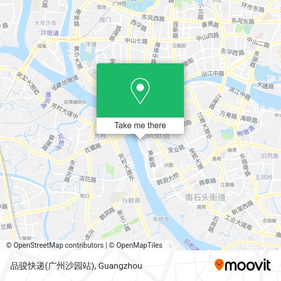 品骏快递(广州沙园站) map