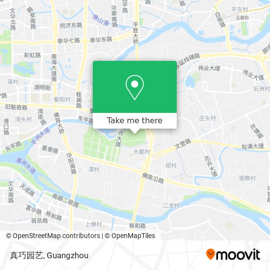 真巧园艺 map