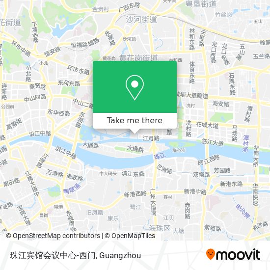 珠江宾馆会议中心-西门 map