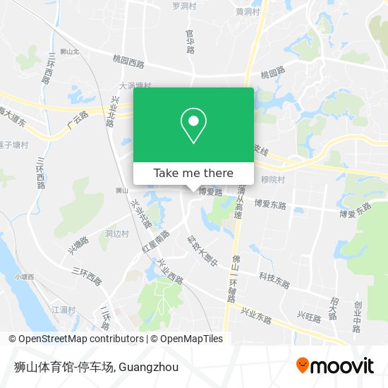狮山体育馆-停车场 map