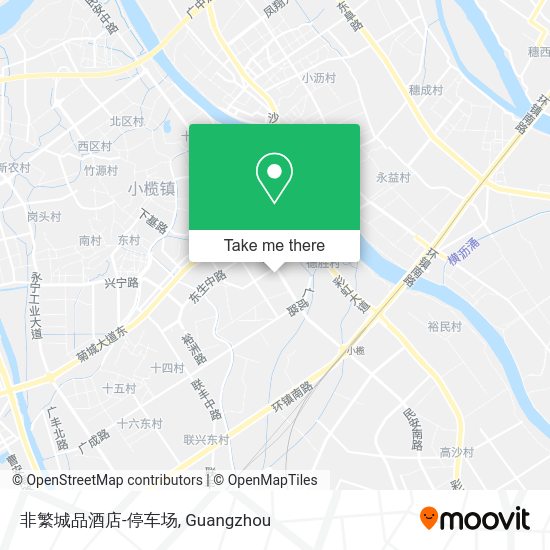 非繁城品酒店-停车场 map