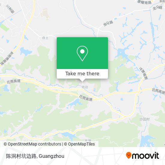 陈洞村坑边路 map