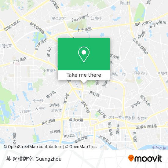 英·起棋牌室 map
