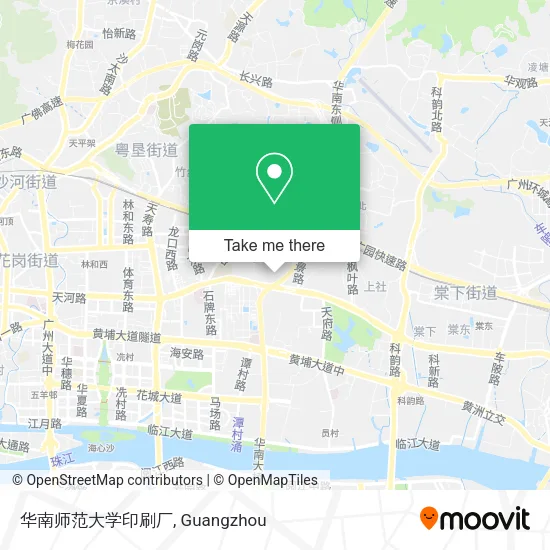 华南师范大学印刷厂 map