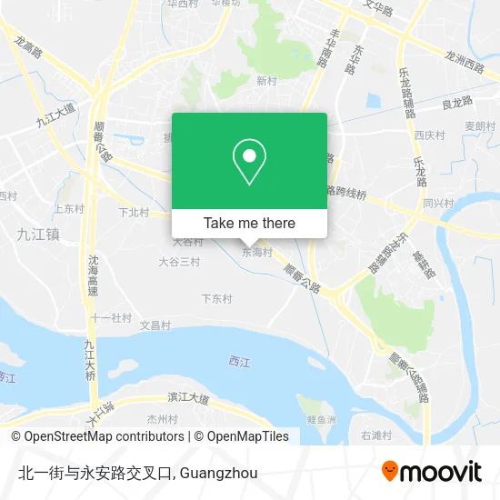 北一街与永安路交叉口 map