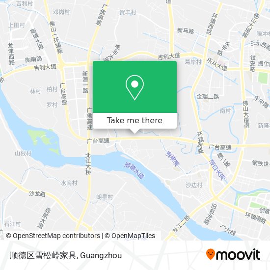 顺德区雪松岭家具 map